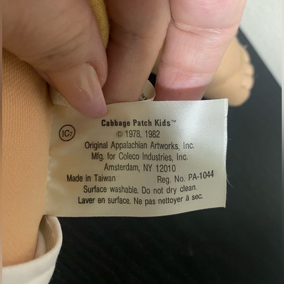 Rare Vintage Silk Tag Stamped Cabbage Patch Doll- Brown Hair - Picture 6 of 17